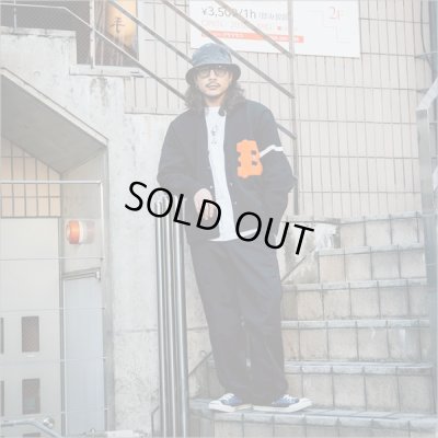 画像4: 【送料無料】BLUCO ブルコ LETTERED CARDIGAN BLACK