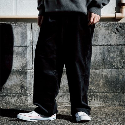 画像8: 【送料無料】COOKMAN クックマン Carpenter's パンツ Corduroy BLACK