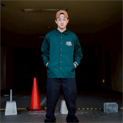 画像8: 【送料無料】KustomStyle カスタムスタイル CYPRESS L/Sシャツ GREEN