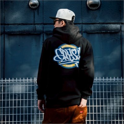 画像8: 【送料無料】CAPTAIN STREET Circle P/Oパーカー BLACK キャプテンストリート