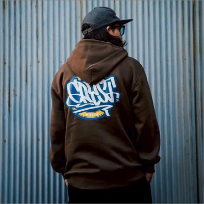 画像8: 【送料無料】CAPTAIN STREET Circle P/Oパーカー D.BROWN キャプテンストリート