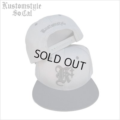 画像1: KustomStyle カスタムスタイル K DIA スナップバックCAP BLACK/GRAY