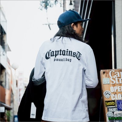 画像7: CAPTAIN STREET CRN Logo L/S Tシャツ WHITE キャプテンストリート