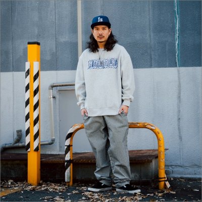 画像8: 【送料無料】KustomStyle カスタムスタイル CHAVO LOGO クルーネックスウェット ASH