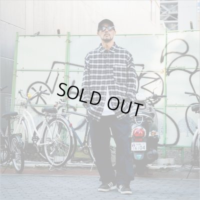 画像7: 【送料無料】CAPTAIN STREET CAPTAINST CHECK L/S シャツ BLACK キャプテンストリート