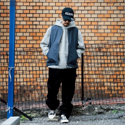 画像9: 【送料無料】BLUCO ブルコ RIB COLLAR DUCK VEST CHARCOAL