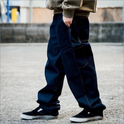 画像14: 【送料無料】COOKMAN クックマン Carpenter's パンツ DENIM NAVY