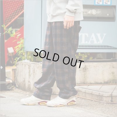 画像13: 【送料無料】KustomStyle カスタムスタイル SUPREME QUALITY '24 CHECK パンツ BLACK/WINE RED