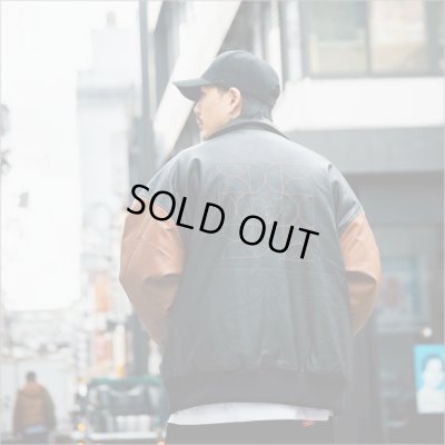 画像7: 【送料無料】Deviluse デビルユース Varsity JKT BLACK/BROWN