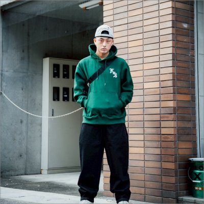 画像13: 【送料無料】KustomStyle カスタムスタイル ESTILO CALIFAS プルオーバーパーカー GREEN