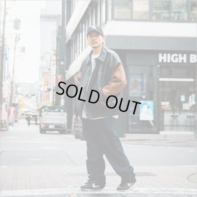 画像6: 【送料無料】Deviluse デビルユース Varsity JKT BLACK/BROWN