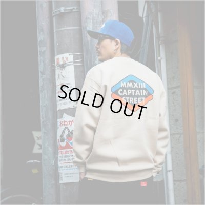 画像10: 【送料無料】CAPTAIN STREET Rhombus クルーネックスウェット SAND キャプテンストリート