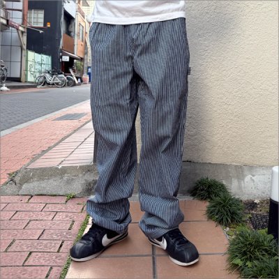 画像2: 【送料無料】COOKMAN クックマン Carpenter's パンツ HICKORY NAVY