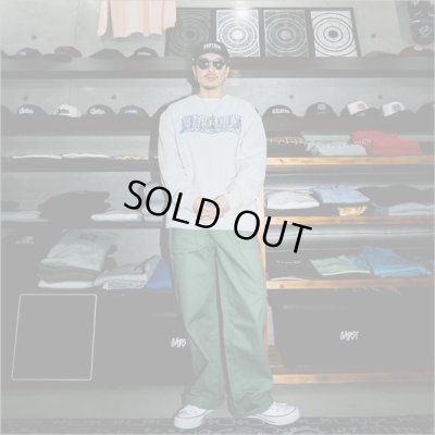 画像10: 【送料無料】KustomStyle カスタムスタイル CHAVO LOGO クルーネックスウェット ASH