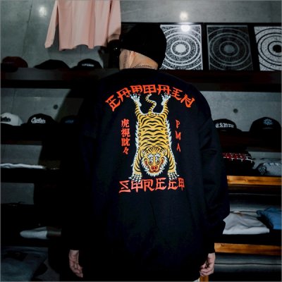 画像11: 【送料無料】CAPTAIN STREET Tiger クルーネックスウェット BLACK キャプテンストリート
