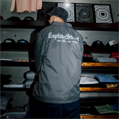 画像10: 【送料無料】CAPTAIN STREET Old English コーチJKT GRAY キャプテンストリート