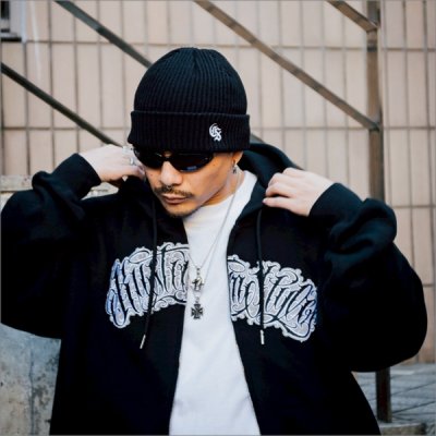 画像12: CAPTAIN STREET Classic CS ニットキャップ BLACK キャプテンストリート