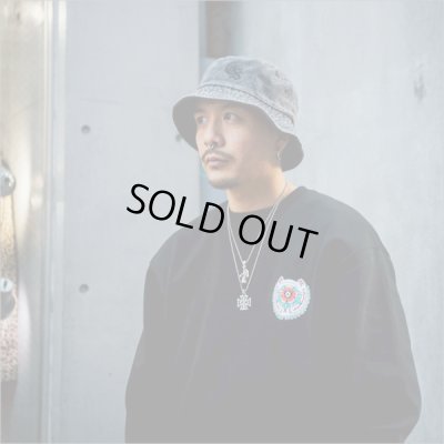 画像12: CAPTAIN STREET Classic CS バケットハット BLACK DENIM キャプテンストリート