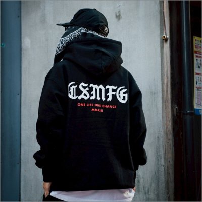 画像12: 【送料無料】CAPTAIN STREET CSMFG P/Oパーカー BLACK キャプテンストリート