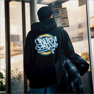 画像10: 【送料無料】CAPTAIN STREET Circle P/Oパーカー BLACK キャプテンストリート