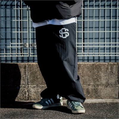 画像10: 【送料無料】CAPTAIN STREET eighty ナイロンパンツ BLACK キャプテンストリート