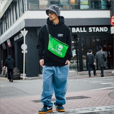 画像5: 【送料無料】CAPTAIN STREET CAPST Logo 刺繍P/Oパーカー BLACK キャプテンストリート