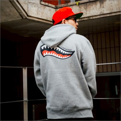 画像13: 【送料無料】CAPTAIN STREET Shark Mouth P/Oパーカー GRAY キャプテンストリート