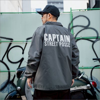 画像8: 【送料無料】CAPTAIN STREET Dirt コーチJKT GRAY キャプテンストリート