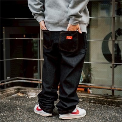 画像8: 【送料無料】COOKMAN クックマン Semiwide Chef パンツ DENIM BLACK