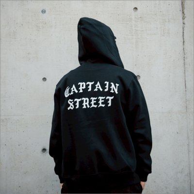 画像10: 【送料無料】CAPTAIN STREET FO ZIPパーカー BLACK キャプテンストリート