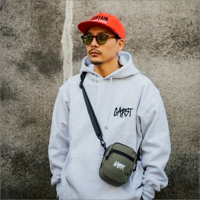 画像13: CAPTAIN STREET CAPST Logo Pouch MOSS GRAYキャプテンストリート