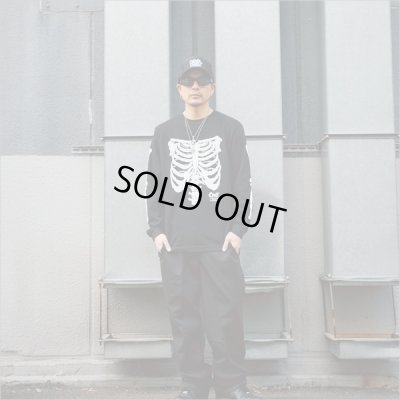 画像6: CAPTAIN STREET Bone L/S Tシャツ BLACK キャプテンストリート