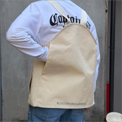 画像5: 【送料無料】BLUCO ブルコ ブリックナイロン ユーティリティーベスト IVORY