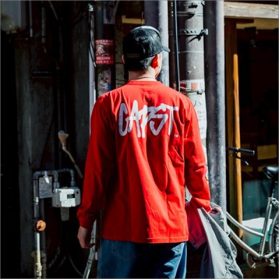画像10: CAPTAIN STREET CAPST Logo L/S Tシャツ RED キャプテンストリート