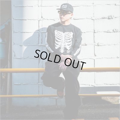 画像7: CAPTAIN STREET Bone L/S Tシャツ BLACK キャプテンストリート