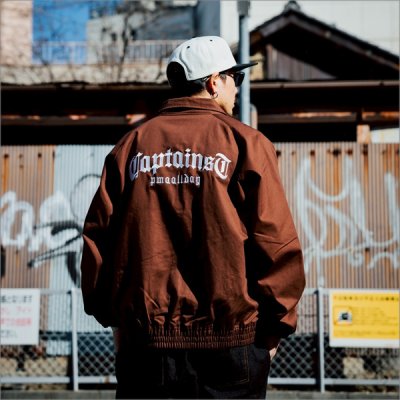 画像10: 【送料無料】CAPTAIN STREET CRN Logo JKT BROWN キャプテンストリート