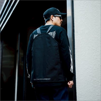 画像7: 【送料無料】BLUCO ブルコ ブリックナイロン ユーティリティーベスト BLACK