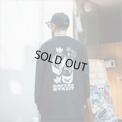 画像8: CAPTAIN STREET MAD L/S Tシャツ BLACK キャプテンストリート