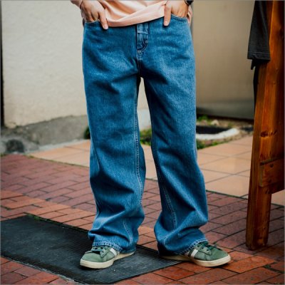 画像7: 【送料無料】BLUCO ブルコ ジャパンデニム ワイドパンツ INDIGO FADE