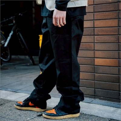画像14: 【送料無料】COOKMAN クックマン Carpenter's パンツ BLACK