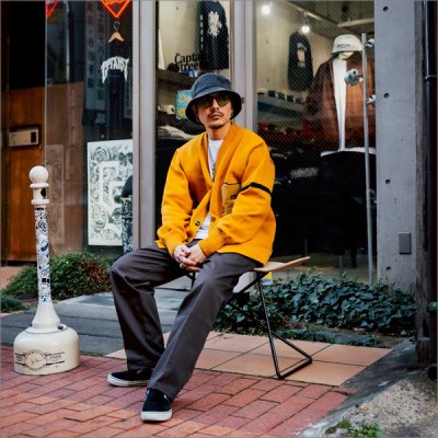 画像14: CAPTAIN STREET Classic CS バケットハット BLACK DENIM キャプテンストリート