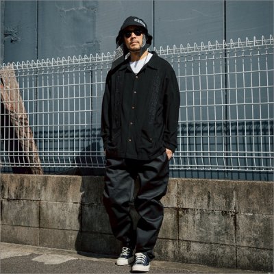 画像8: 【送料無料】KustomStyle カスタムスタイル LONGROOF L/Sキューバシャツ BLACK