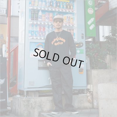 画像5: MxMxM マジカルモッシュミスフィッツ MxMxM FIRE L/S Tシャツ BLACK