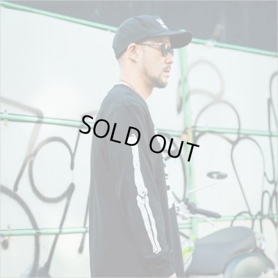 画像10: CAPTAIN STREET Bone L/S Tシャツ BLACK キャプテンストリート