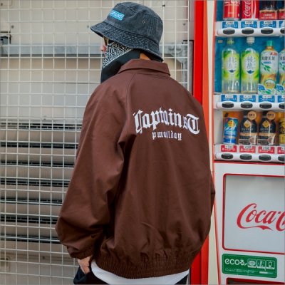 画像12: 【送料無料】CAPTAIN STREET CRN Logo JKT BROWN キャプテンストリート
