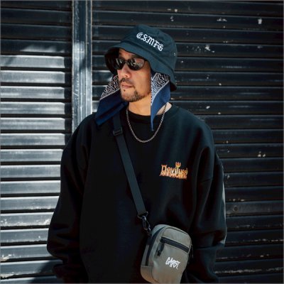 画像4: CAPTAIN STREET CSMFG バケットハット BLACK キャプテンストリート