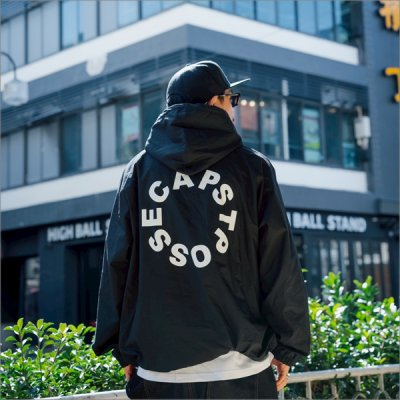 画像13: 【送料無料】CAPTAIN STREET Circle Logo Anorak JKT BLACK キャプテンストリート