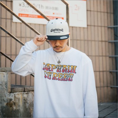 画像7: CAPTAIN STREET CRN Logo スナップバックキャップ BLACK/WHITE キャプテンストリート