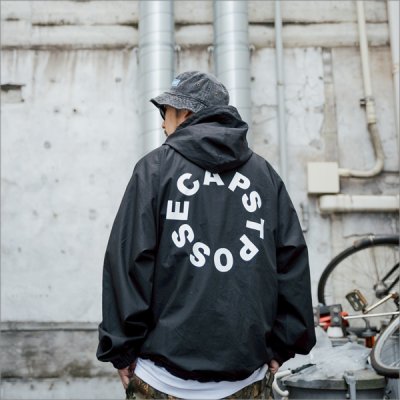 画像14: 【送料無料】CAPTAIN STREET Circle Logo Anorak JKT BLACK キャプテンストリート