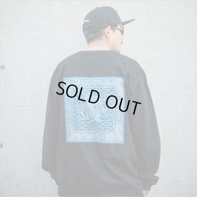 画像11: KustomStyle カスタムスタイル FUCKIN' BANDANA L/S Tシャツ BLACK	